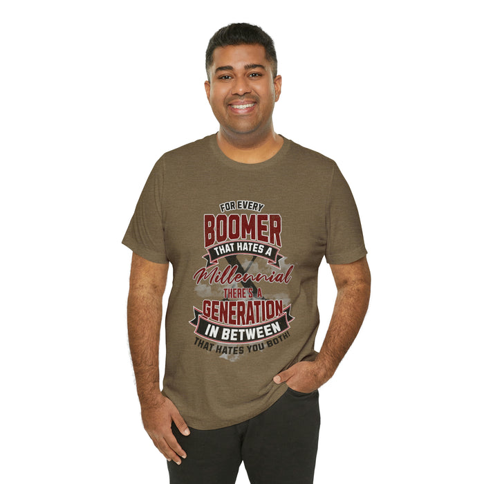 Unisex Jersey Short Sleeve Tee - Boomer